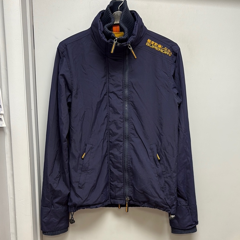 Superdry Japan THE WINDCHEATER 3 Zipper Windbreaker Jacket Size Medium